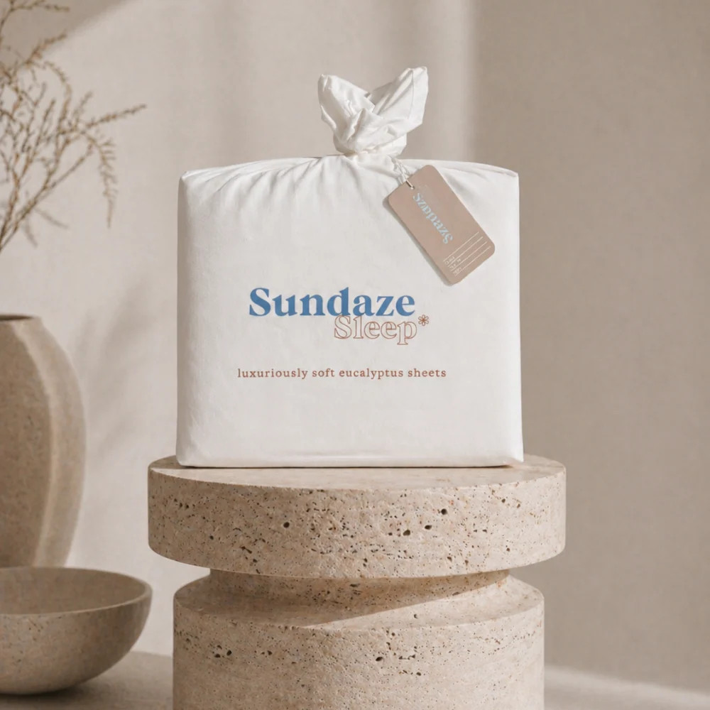 Sundaze Airy Cotton + TENCEL\u2122 Sheet Set | Eucalypso Home