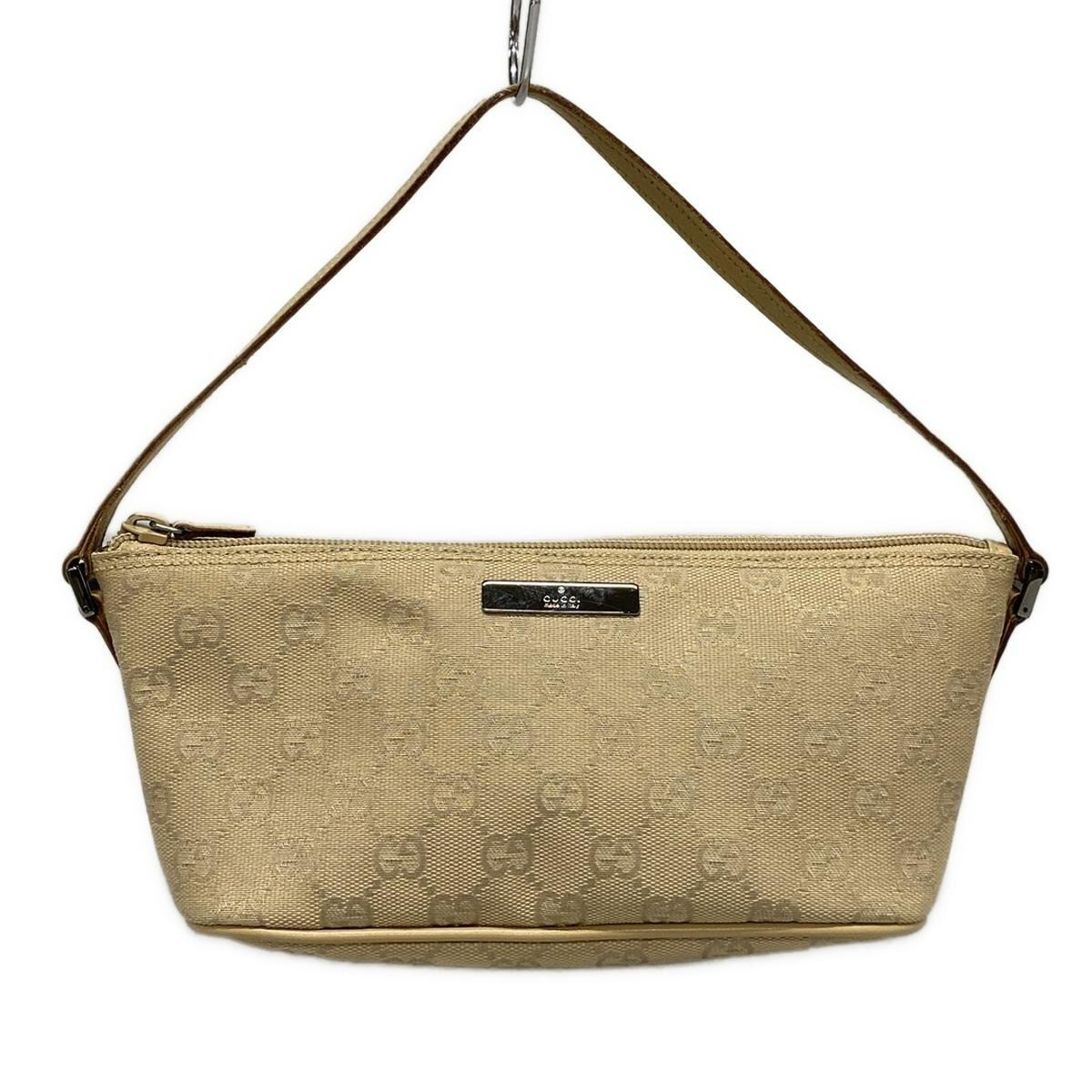 Auth GUCCI GG 7198 Beige Jacquard Leather - Handbag  | eBay | eBay US