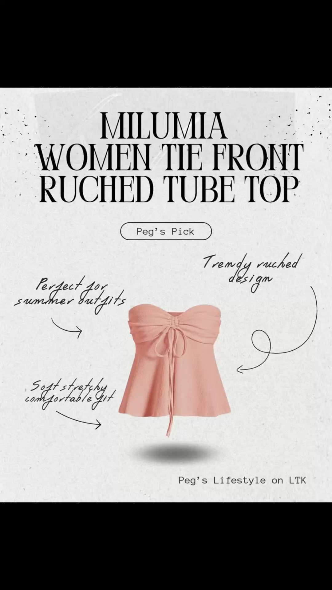 Such a cute summer staple ✨💕

This ruched tube top is soft, stretchy, and super easy to dress up or down. Perfect with jeans, shorts, or layered for an effortless summer outfit 🤍

#LTKootd #LTKBeauty
