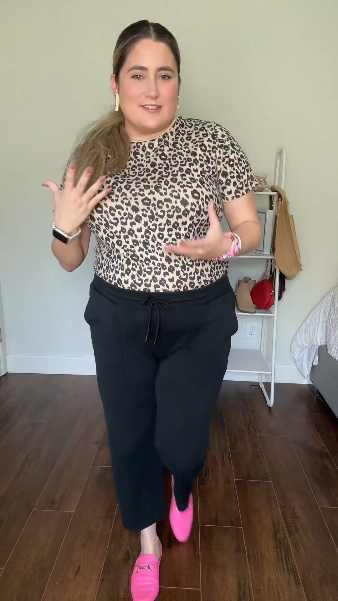 Work outfit, teacher outfit, leopard blouse, target pants 

#LTKplussize #LTKmidsize #LTKstyletip