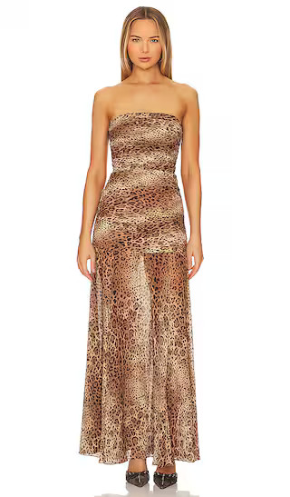 x REVOLVE Imani Maxi Dress in Leopard | Revolve Clothing (Global)