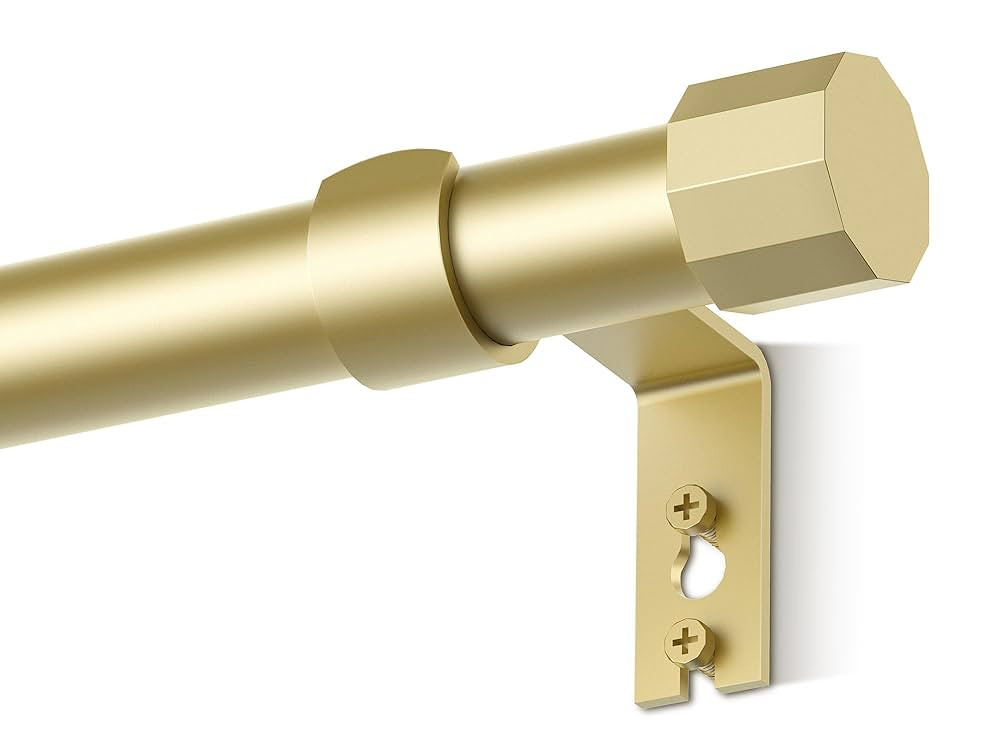 Curtain Rods for Windows 16 to 120 Inches, 1'' Diameter Adjustable Length Curtain Rod with Remova... | Amazon (US)