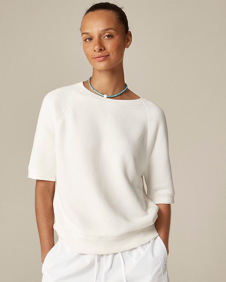 Heritage terry short-sleeve sweatshirt | J. Crew US