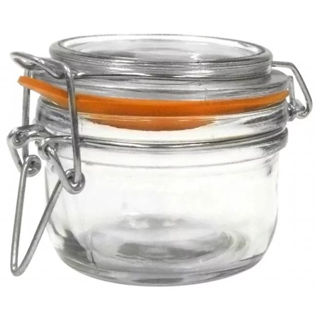 Anchor Hocking 98908 5. 4 Oz Glass Heremes Clamp Jar - Case of 12 | Walmart (US)