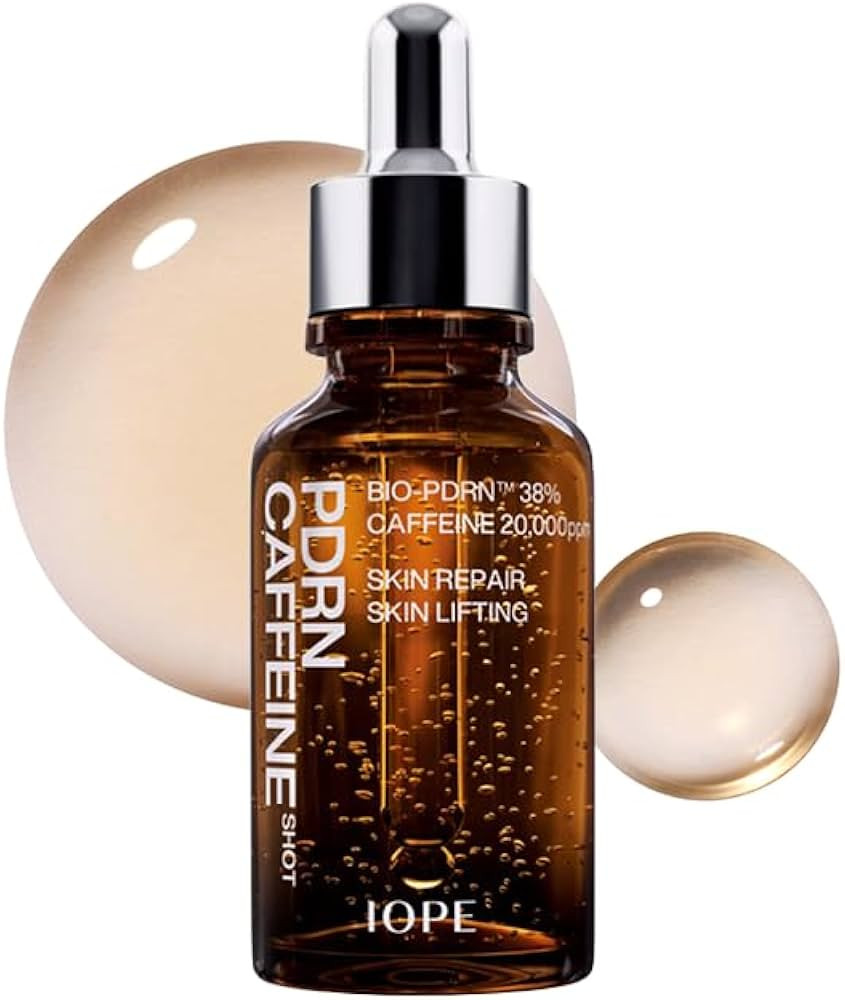 IOPE BIO-PDRN Caffeine Shot Serum | 38% Plant-Based Vegan PDRN & 20,000ppm Caffeine & Niacinamide... | Amazon (US)