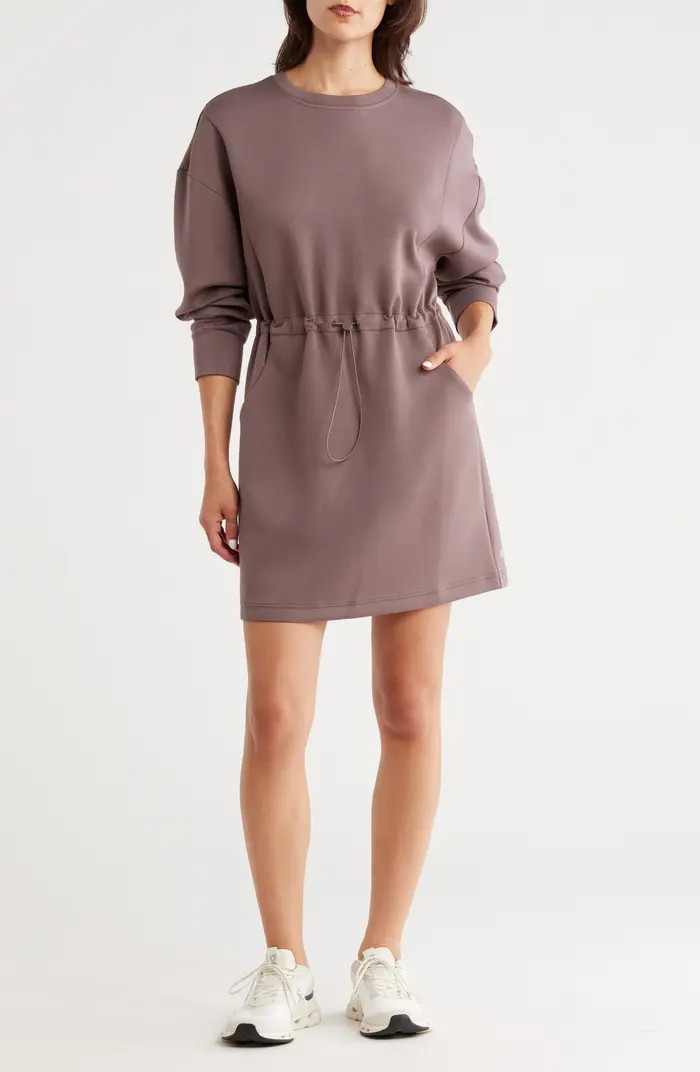 Whisper Scuba Knit Sweatshirt Dress | Nordstrom Rack
