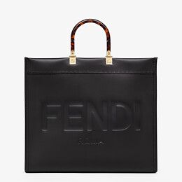 Black leather shopper - SUNSHINE SHOPPER | Fendi | Fendi Online Store | Fendi