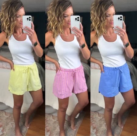 Target shorts on sale for $14 #targetstyle
Wearing medium in shorts and small in tank top

#LTKstyletip #LTKfindsunder50 #LTKxTarget