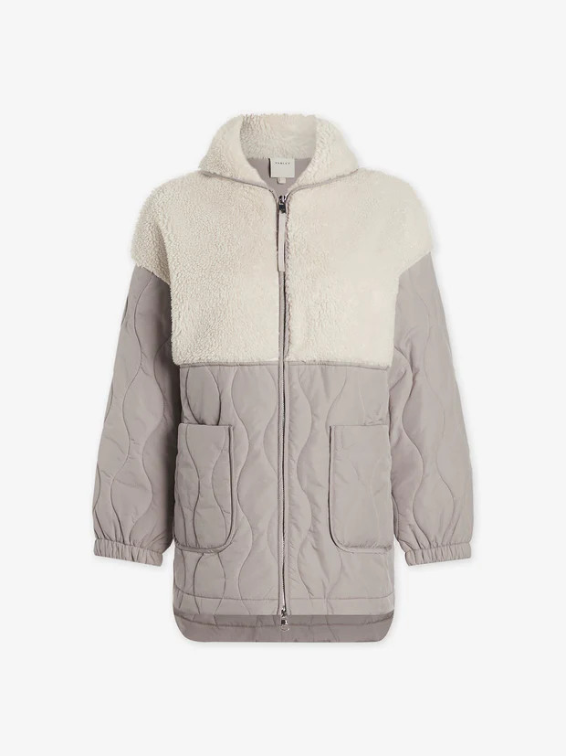 Derry Quilt Sherpa Jacket2 ReviewsOversized for statement warmth, this jacket is an elegant combi... | Varley USA