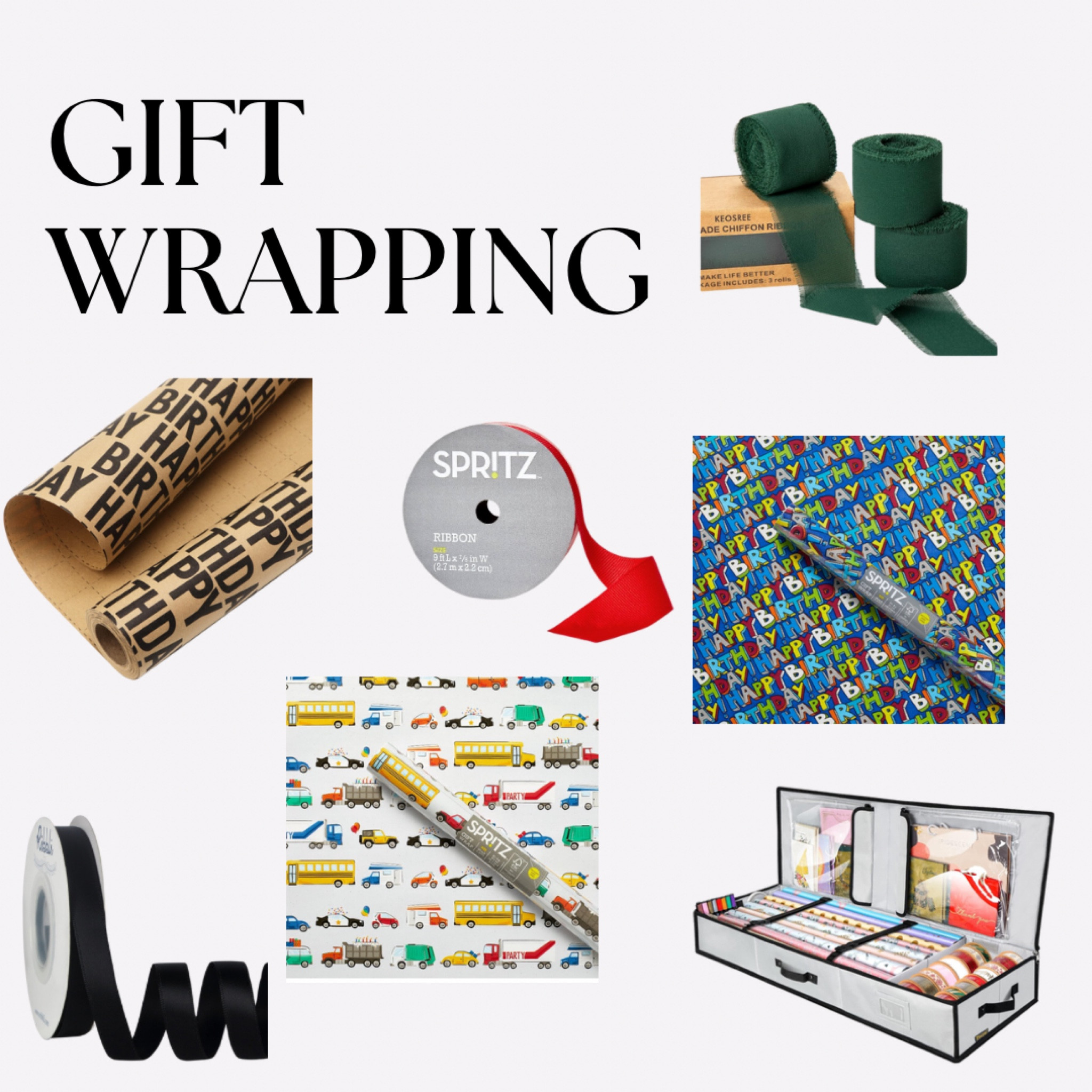 Needed to restock my wrapping paper collection!! 

ribbon//wrapping//gift

#LTKHome #LTKParties #LTKFindsUnder50