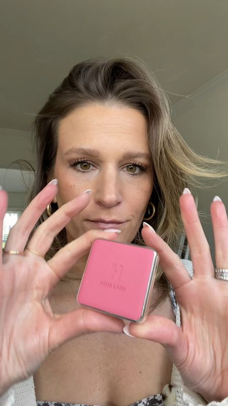 The perfect powder blush for dry or mature skin! These are formulated  with Arnica, Hydraberry, Squalane, Shae Butter, and Vitamins A and E so they help nourish, hydrate and protect the skin! I’m wearing color Hibiscus Haze. 

#LTKVideo #LTKover40 #LTKbeauty