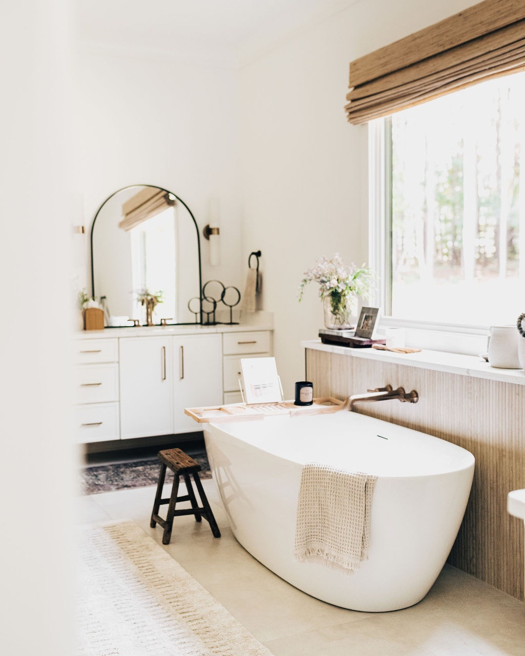 👀 Imagine soaking here after a long day… Neutral tiles, soft textures, sleek gold hardware, and a stunning tub with a view create the perfect Modern Classic bathroom sanctuary. 🤍

Do you want to bring our dreamy Modern Classic style interior design into your own home? 🏡 You’re in luck! Reserve our Online Interior Design packages today -> https://porcheandco.com/edesign ✨ We can’t wait to work with you & design your home with #porcheandco

#PorcheAndCo #ModernClassicStyle #BathroomInspiration #AtHomeSpa #InteriorDesignGoals #NeutralHomeDecor #LuxuryBathrooms

#LTKHome #LTKdayinmylife #LTKvlog