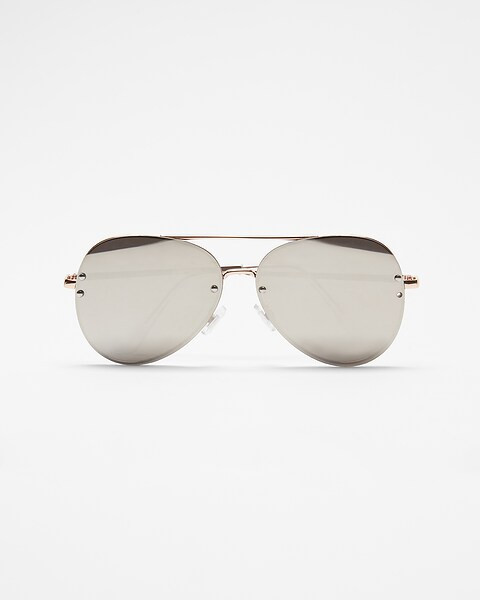 Tinted Aviator Sunglasses | Express