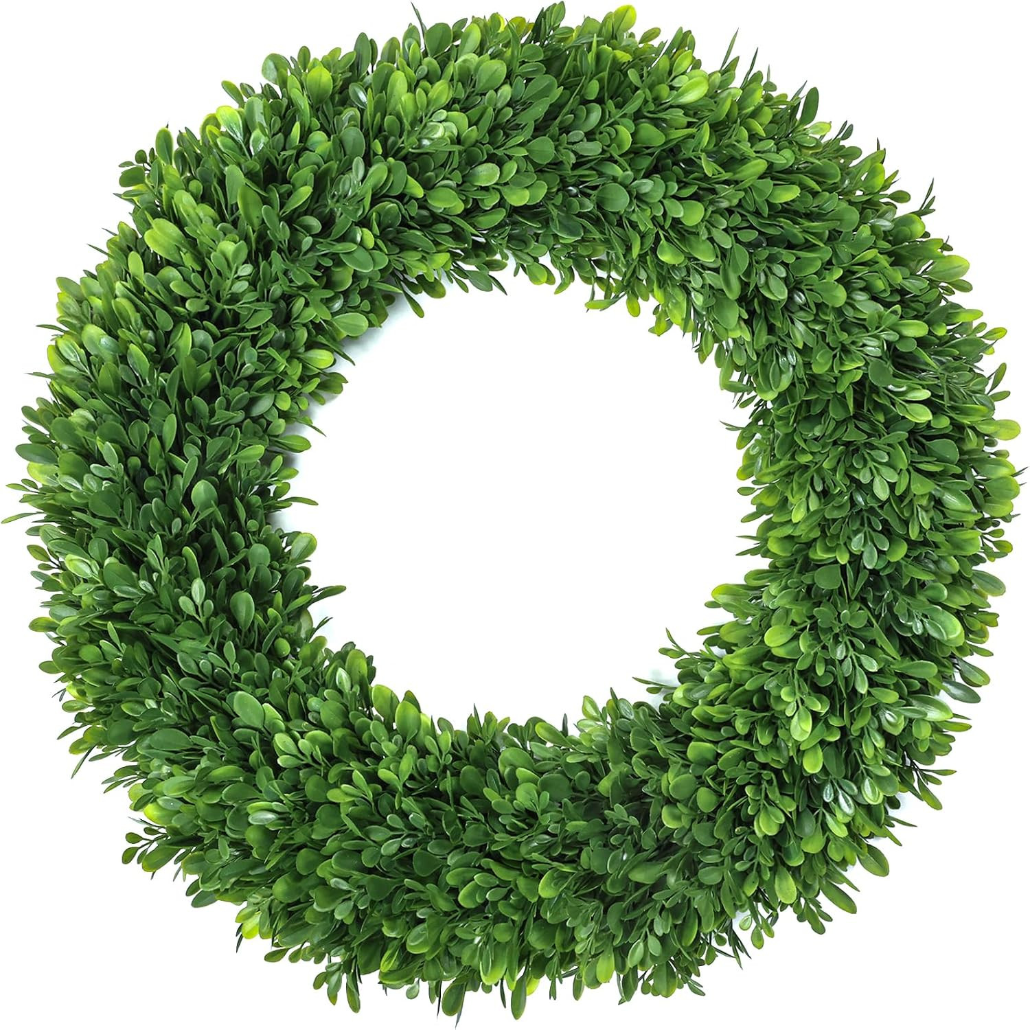 26Inch Green Boxwood Wreaths for Front Door Realistic All Season Eucalyptus | Amazon (US)