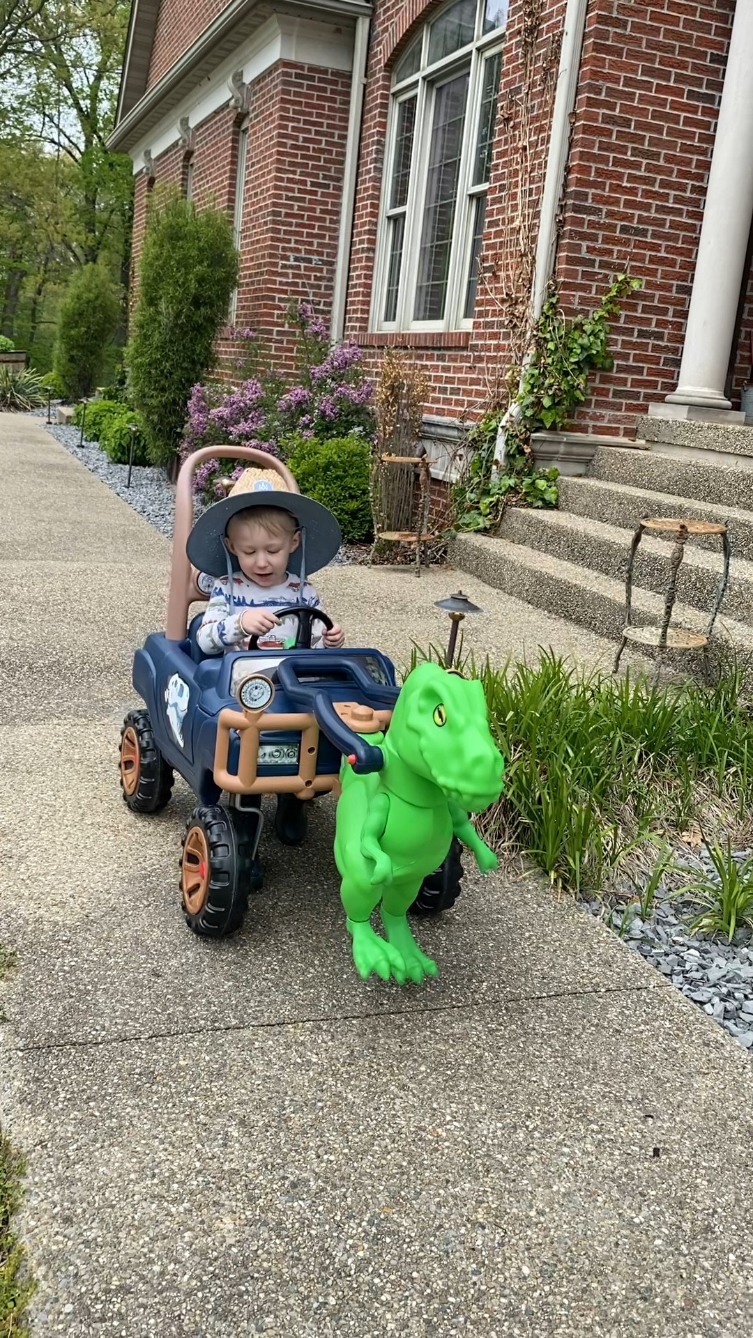 The perfect outdoor toy for your Dino loving toddler!
Summer toys, toddler gift, birthday gift, dinosaur truck, peddle car, ride on toy, t-rex, kids Jeep, kid car, Walmart toys, little tikes.

#LTKbaby #LTKSeasonal #LTKkids