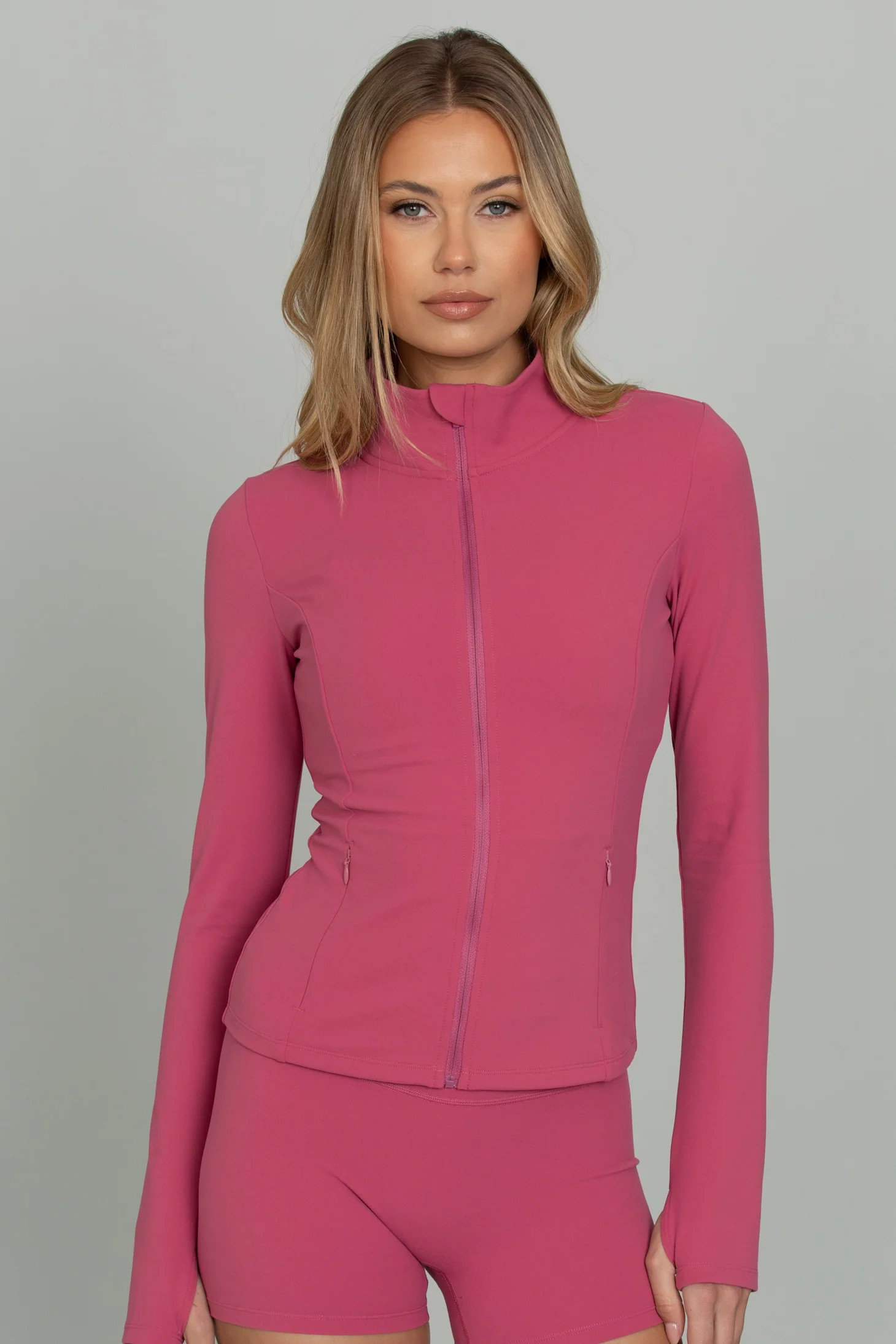 Raspberry StrydeForm Jacket | Gold Hinge