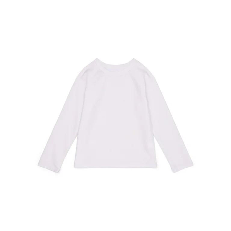 Wonder Nation Baby and Toddler Unisex Long Sleeve Swim Rashguard, Sizes 12M-5T - Walmart.com | Walmart (US)