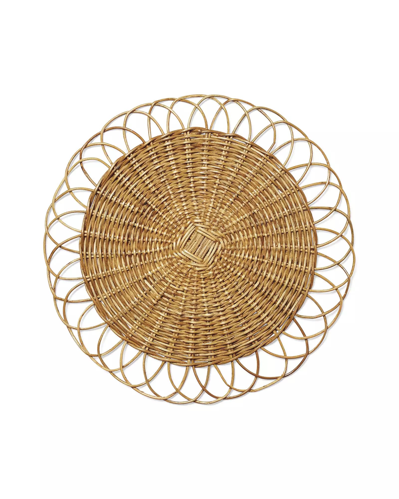 Round Rattan Placemat (Set of 4) | Serena and Lily