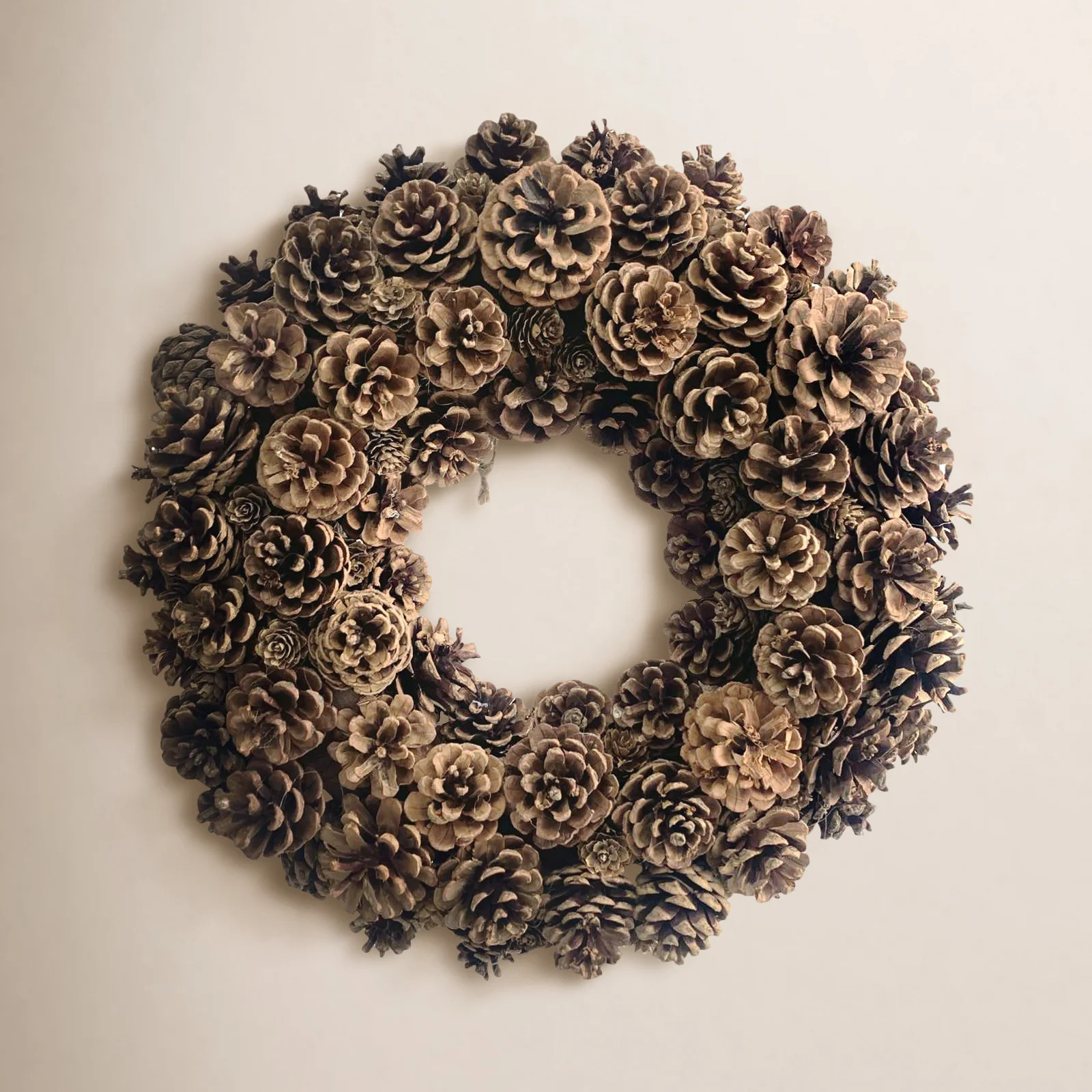 18" Pinecone Wreath | Birch Lane