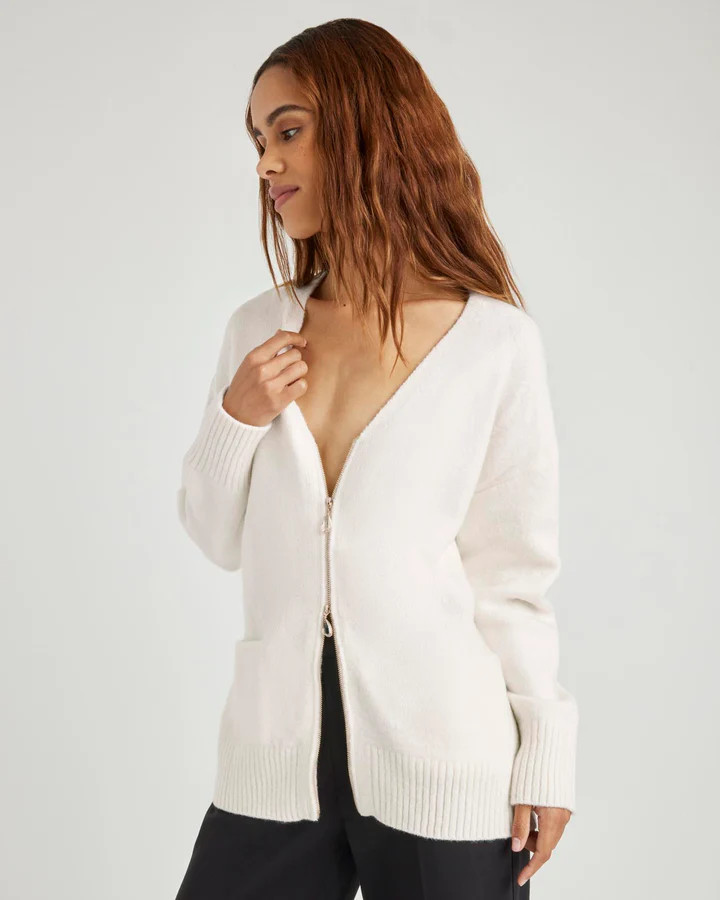 Zeena Zip-Up Cardigan | Splendid