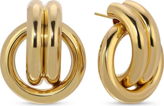 EYE CANDY LOS ANGELES Viola Doorknocker Stud Earrings | Nordstromrack | Nordstrom Rack