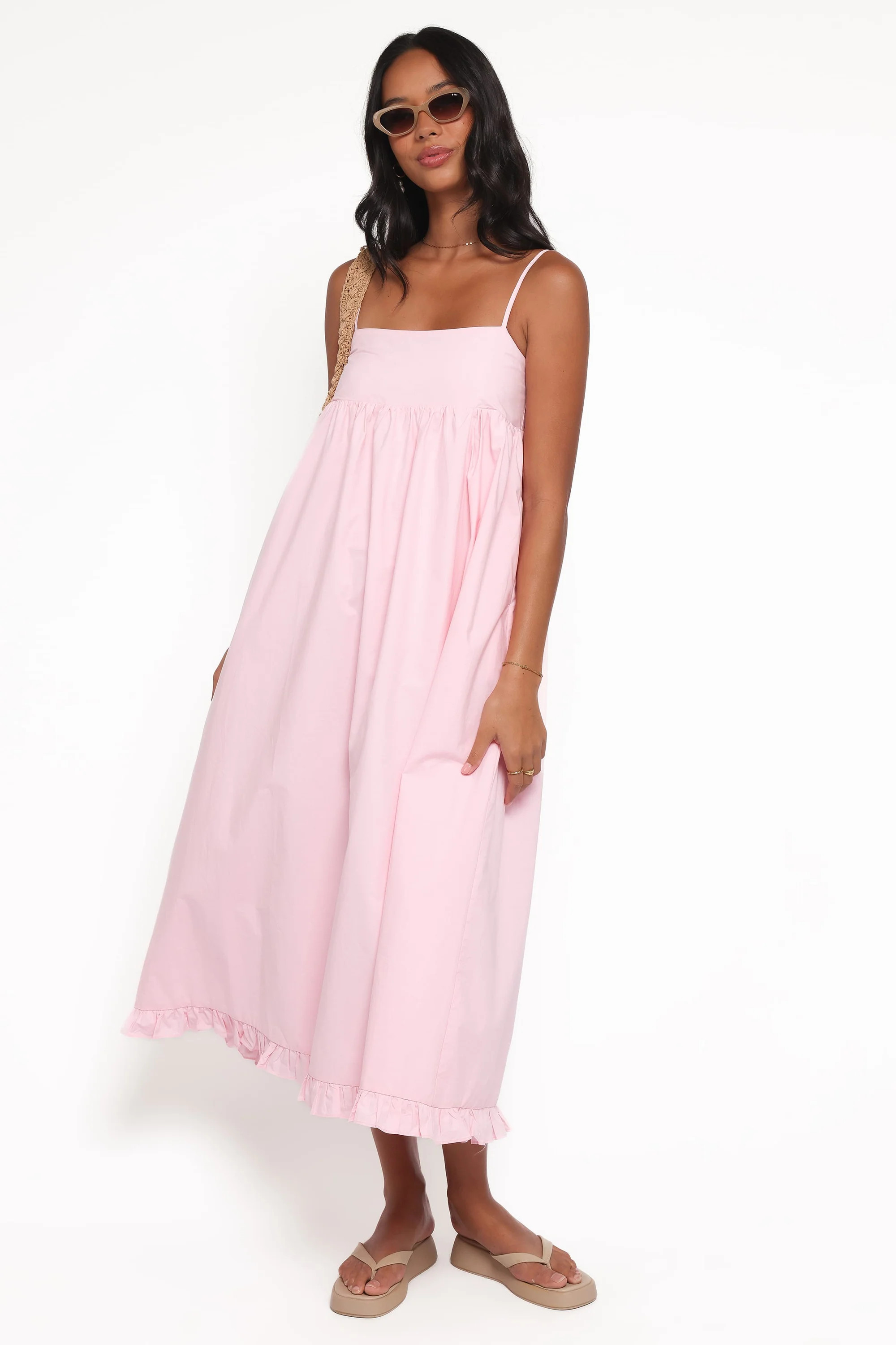 Miuccia Maxi Dress - Pink | Petal & Pup (US)