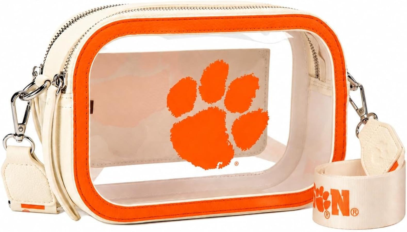 NCAA Clear Bag for Stadium Events - Stadium Approved Crossbody Bag, Clear Stadium Bag for Concert... | Amazon (US)