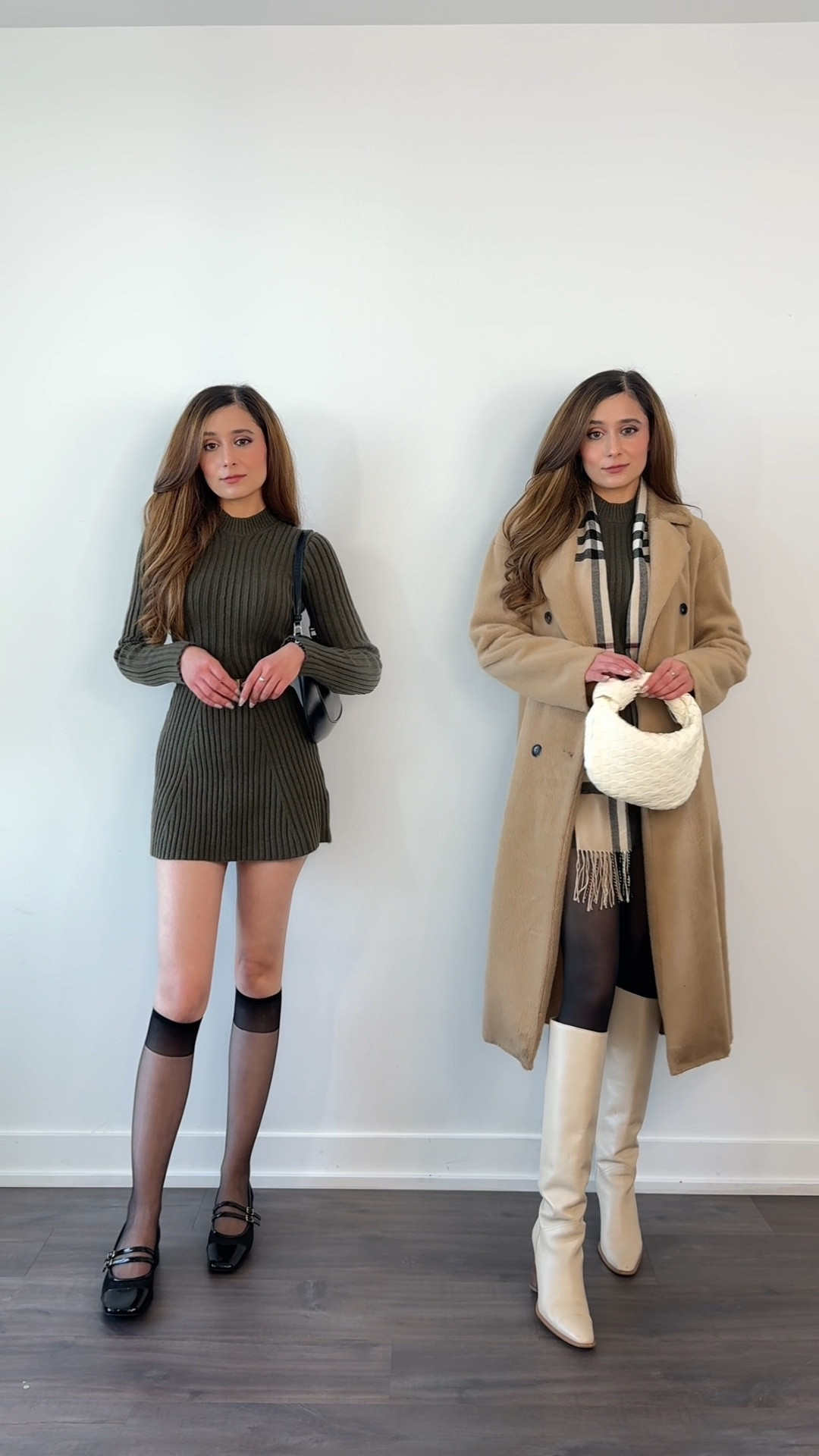 knit dresses & fleece tights 🤝😍 

#LTKStyleTip #LTKHoliday #LTKWorkwear