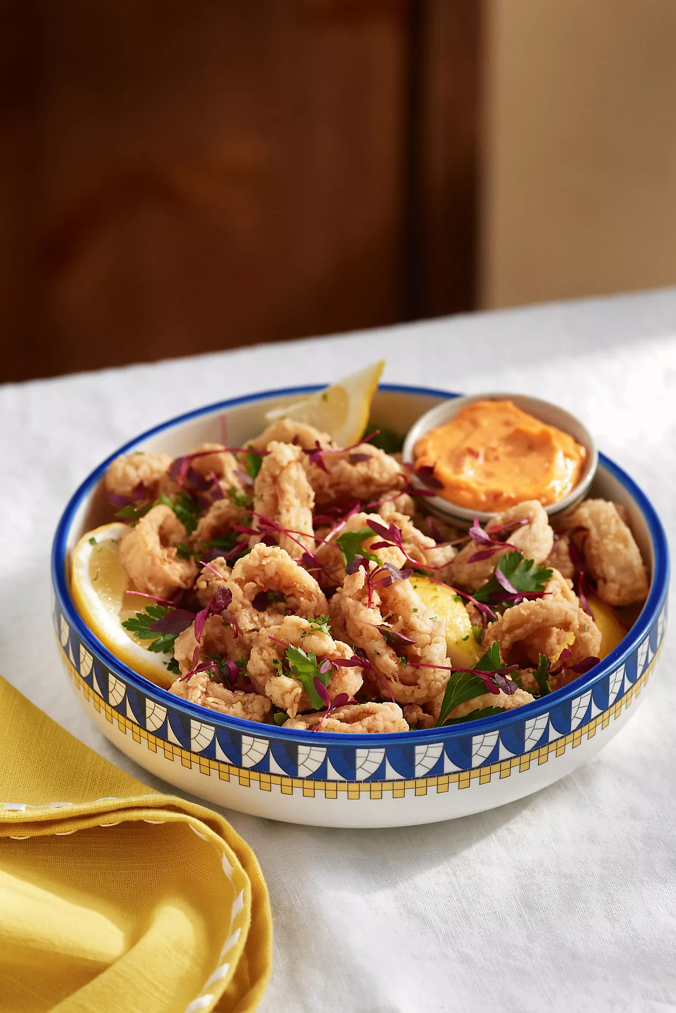 The Bistro Tile Stoneware Pasta Bowl: Italia Edition | Anthropologie (US)