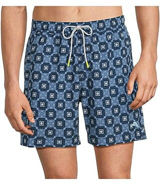 Tommy Bahama Naples Barcelos Tiles 6 Inseam Swim Trunks - L | Dillard's