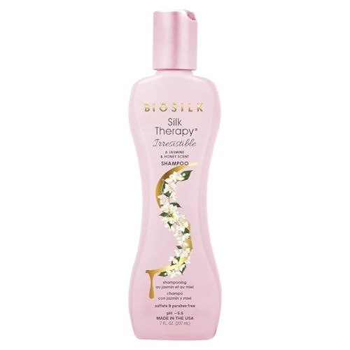 BioSilk Irresistible Collection Silk Therapy Shampoo, Cleanses & Removes Buildup, Jasmine & Honey Scent, Sulfate, Paraben, & Cruelty-Free, 7 Oz | Amazon (US)