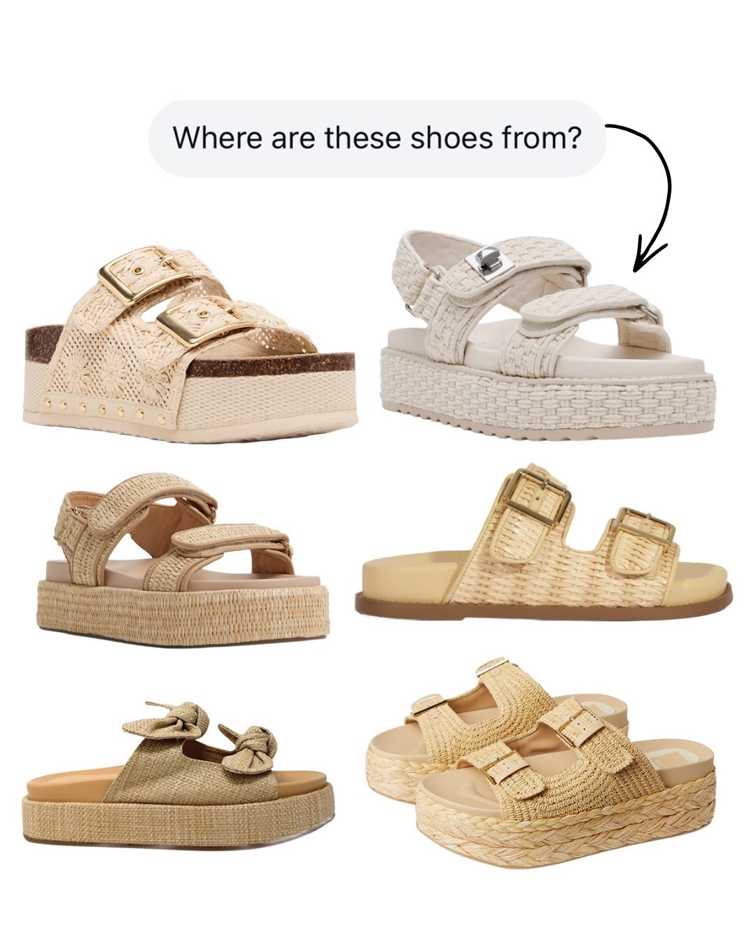 The spring and summer platform sandals  I wear allllll the time. 

#LTKSeasonal