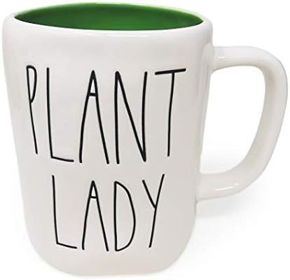 Rae Dunn By Magenta PLANT LADY Ceramic LL Coffee Tea Mug With Green Interior 2020 Limited Edition | Amazon (US)