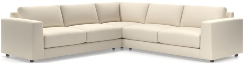 Peyton 3-Piece Sectional Sofa + Reviews | Crate & Barrel | Crate & Barrel