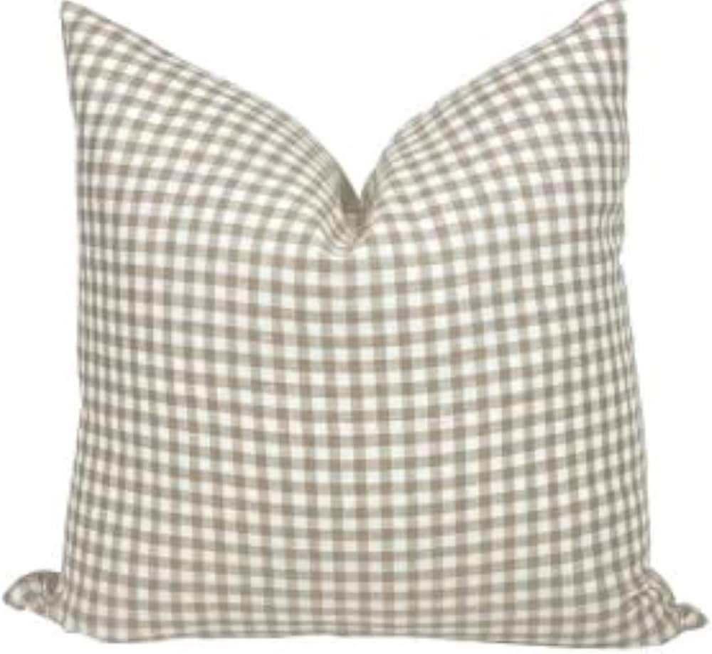 Pillow Cover Linen Lightweight 22 x 22 in Double Sided Block Print with Zipper Easy Removal Home ... | Amazon (CA)