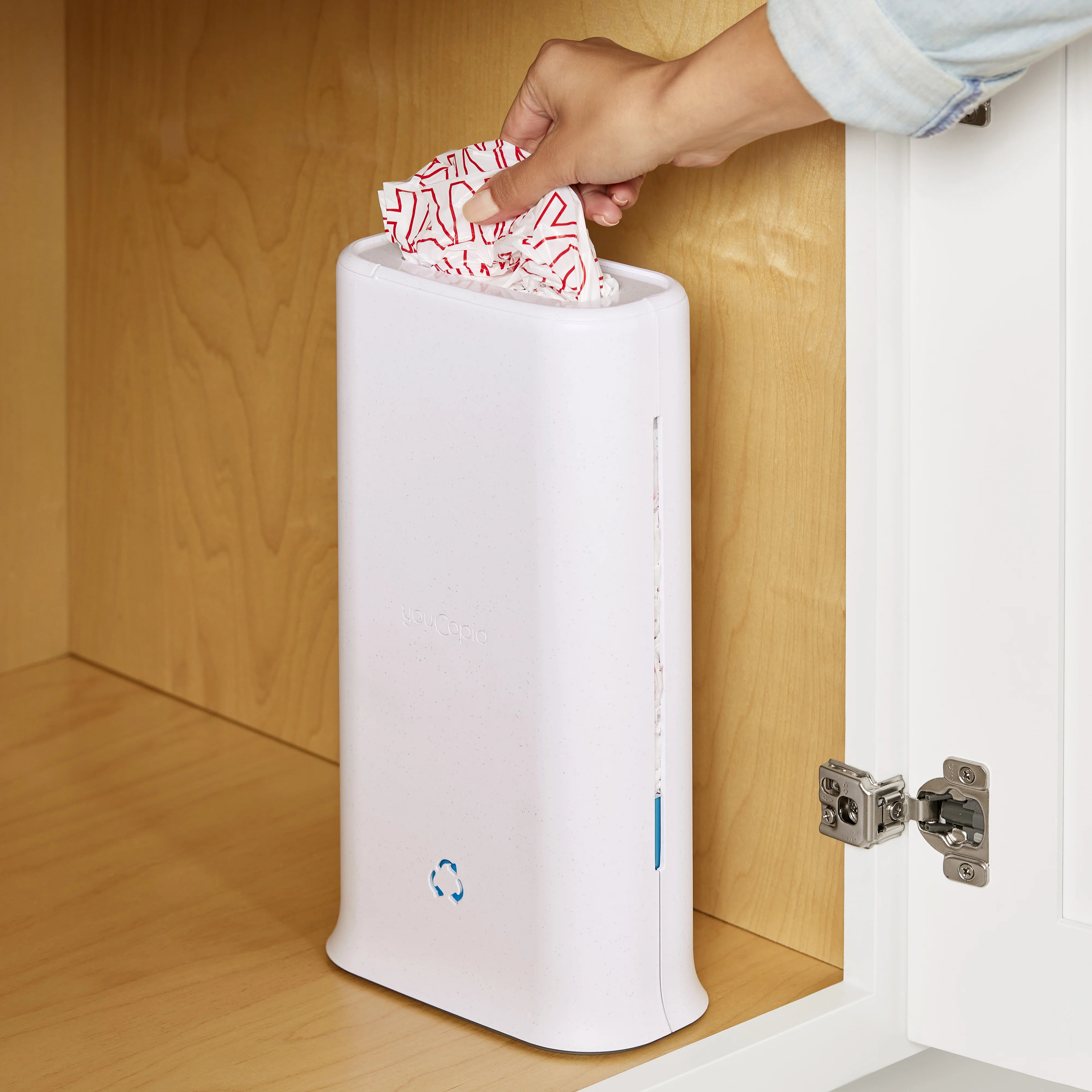 YouCopia\u00ae StoraBag\u2122\ufe0f Plastic Bag Dispenser with Lid, Grocery Bag Holder | Wayfair | Wayfair North America