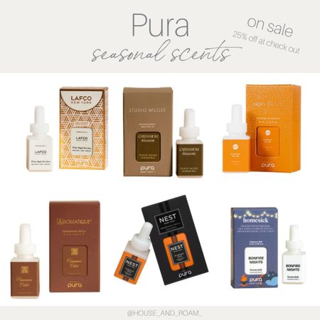 These are just a few of my favorite seasonal Pura scents. They are THE BEST and also on sale now. Great to also give as gifts! #homedecor #falldecor #pura #studiomcgee 

#LTKhome #LTKSeasonal #LTKSale