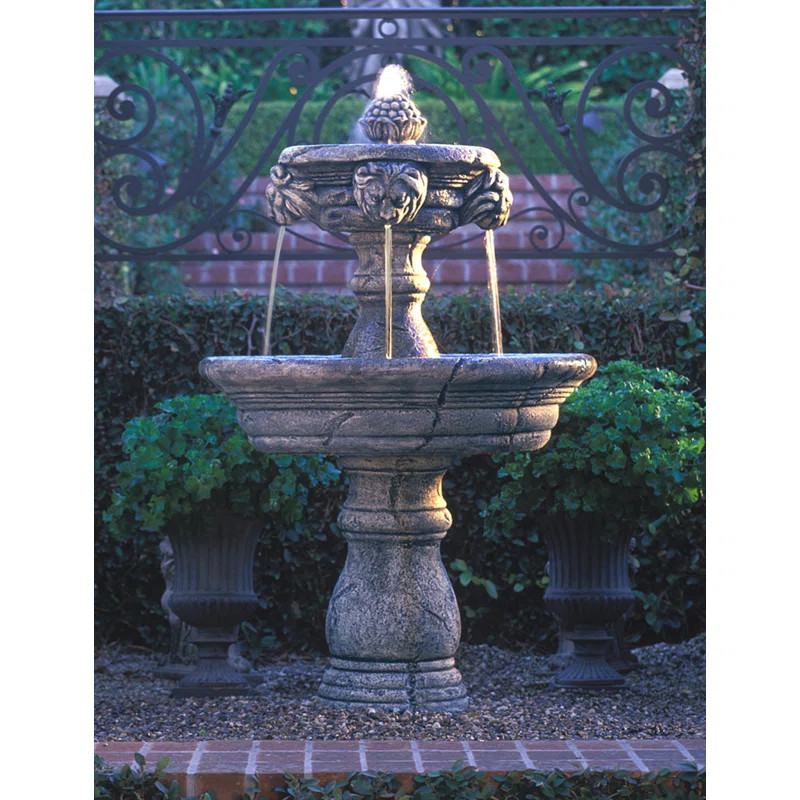 Florence & New Italian Art Company Venezia Cast Stone Fountain & Reviews | Wayfair | Wayfair North America