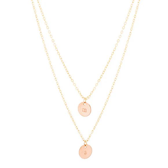Rose Gold Layered Necklace | Taudrey