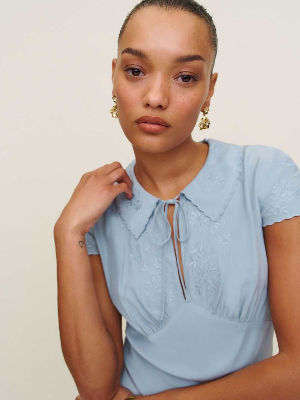 Lydia Silk Dress | Reformation (Global)