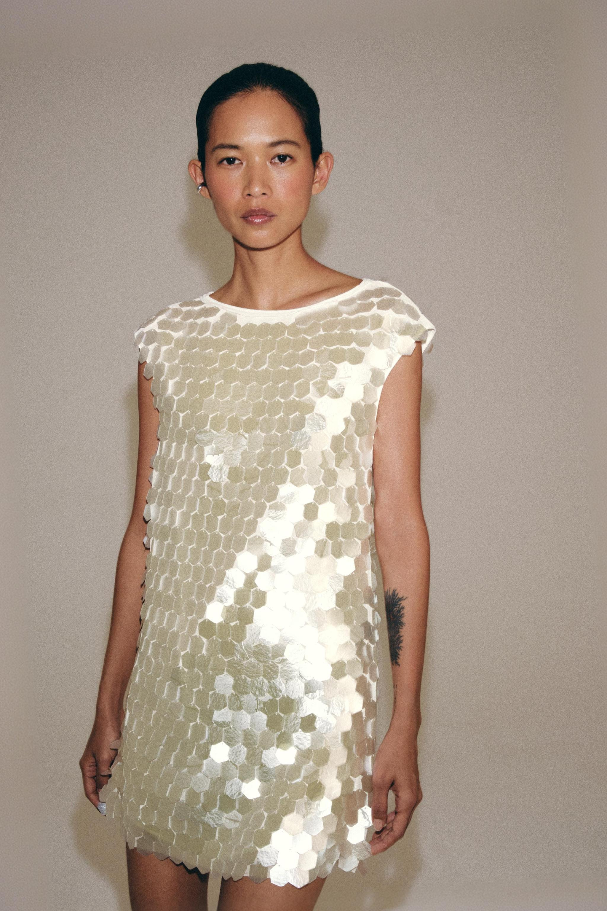 ZW COLLECTION SEQUIN MINI DRESS | Zara US