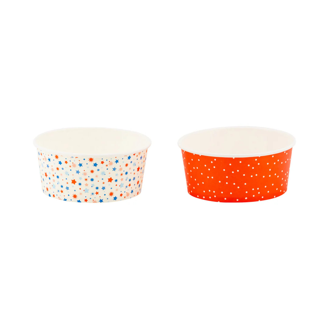 Multi Stars Ice Cream Cups (12ct) | My Mind's Eye