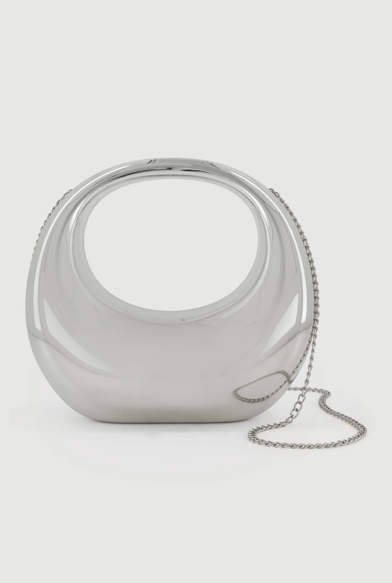 Metallic Sculptural Convertible Crossbody Handbag | Rainbow Shops