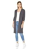 Amazon.com: Amazon Essentials Women's Lightweight Longer Length Cardigan Sweater, Camel Heather, ... | Amazon (US)