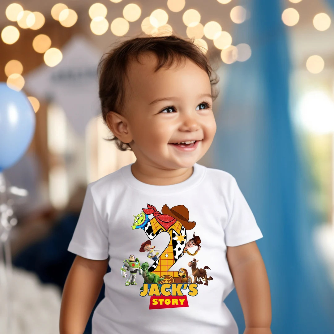 Custom Birthday Toy Story Shirt, Toy Story T-shirt, Toy Story Tee, Toy Story Birthday Shirts, Toy... | Etsy (US)