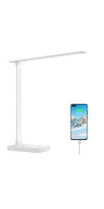 Lepro LED Desk Lamp, Metal Desk Light 9W 550lm, Dimmable Home Office Desktop Lamp Touch Control, ... | Amazon (US)