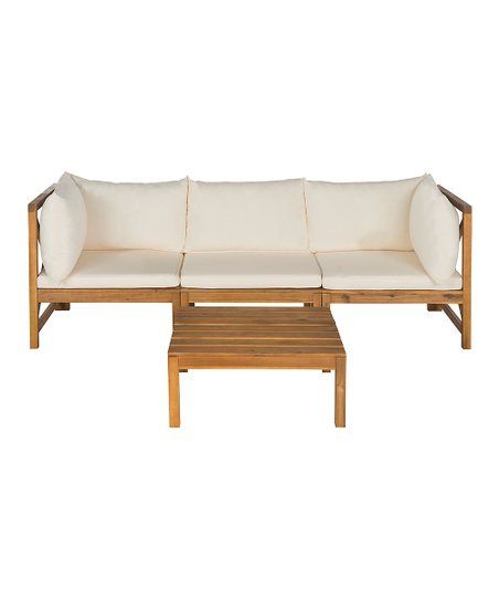 Brown & Beige Stephanie Outdoor Sectional Furniture | Zulily