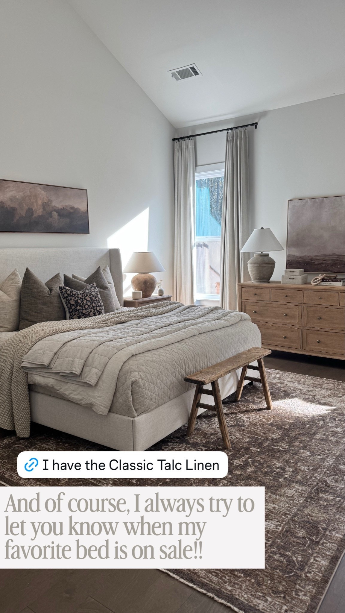 Cozy bedroom decor ideas! Tilly bed, bedroom rug, dresser, bedding

#LTKHome #LTKSaleAlert #LTKSeasonal