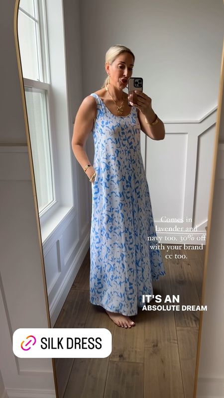 Summer Dress
Silk maxi dress from Banana Republic. I was able to size down in this dress to a small. Incredible fabric and movement to this dress

Europe trip
Greece Trip
Summer vacation dress
Maxi dress 

#LTKOver40 #LTKTravel #LTKStyleTip