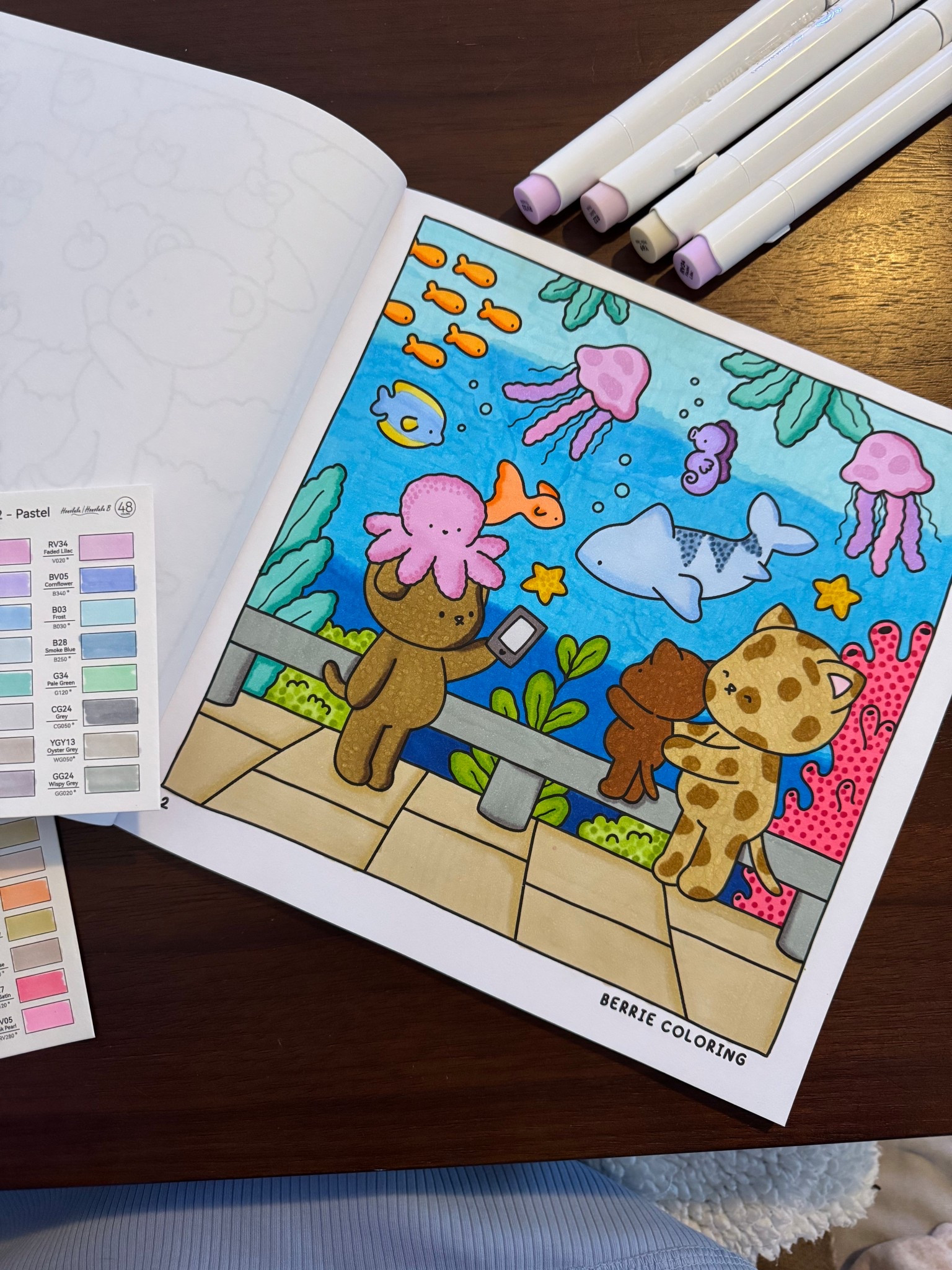 first page in the berrie coloring book I ordered - this is a mix of colors from the Ohuhu 120 and Ohuhu 48 Pastel - Sweetness markers

coloring book | colortok | alcohol based markers | relaxing | hobby 

#LTKFamily #LTKKids